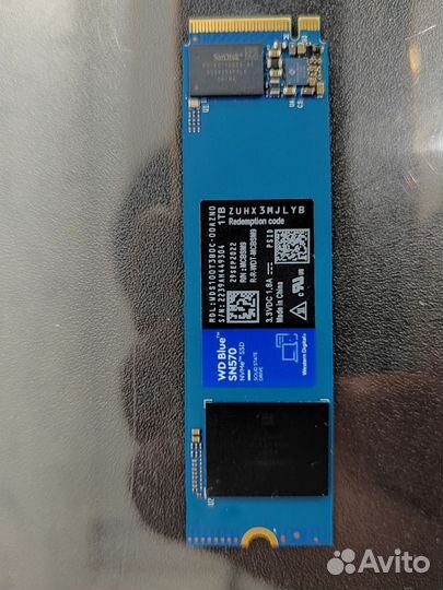 SSD M.2 накопитель WD Blue SN570