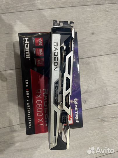 Видеокарта 6600xt sapphire nitro plus + 8gb