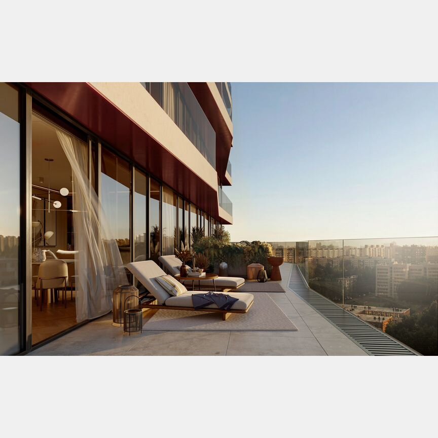 2-к. квартира, 83,9 м², 2/22 эт.