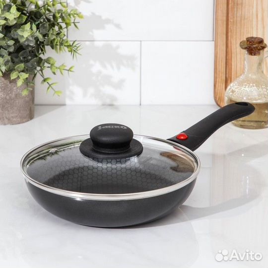 Сковорода Forever, d20 см, съёмная ручка, стеклян