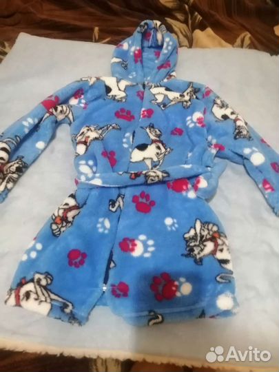 Детский халат, новый р. 110- 122. в