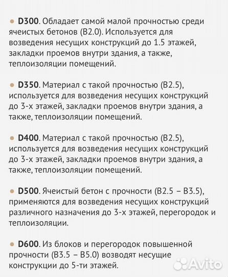 Газоблок стеновой грас