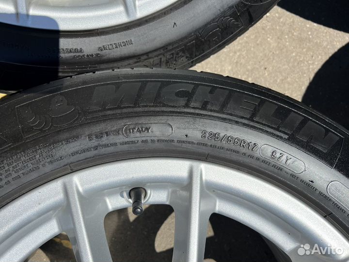 Диски BMW R17 5x120 В сборе Michelin 225/55R17