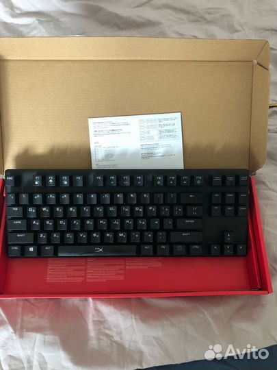 Клавиатура проводная HyperX Alloy Origins Core TKL