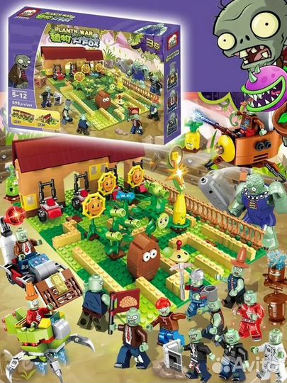 Конструктор Растения против Зомби Защита дома DZ00