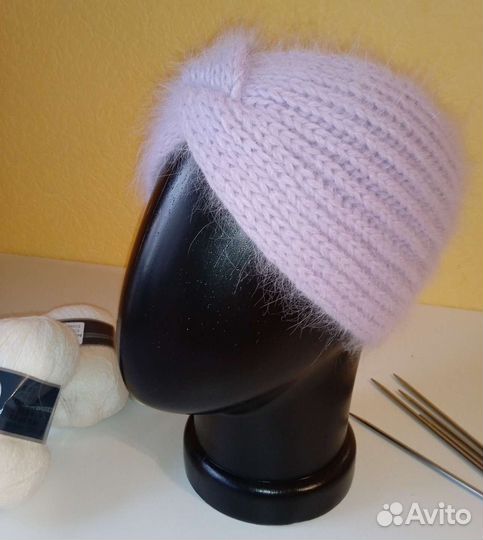 Повязка на голову. Пух норки