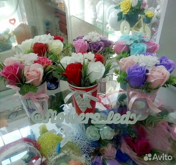 Цветы - Букеты (из мыла), Доставка цветов