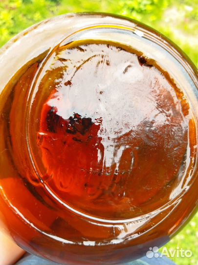 Бутыль стеклянная коричневая