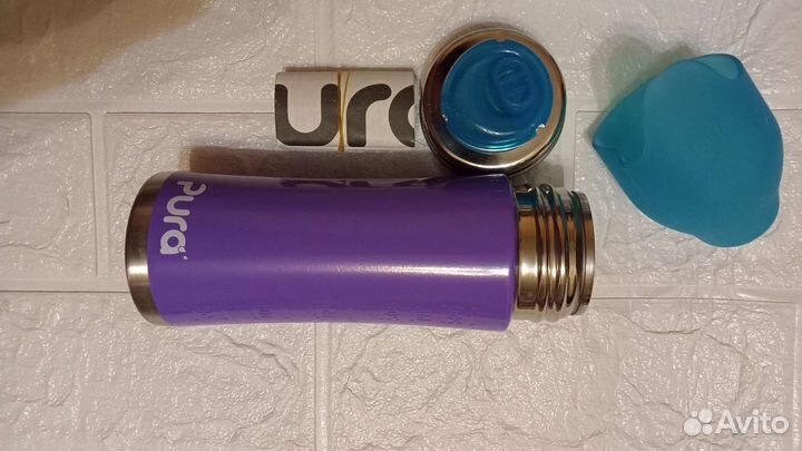 Бутылочка стальная 325мл.со спаутом