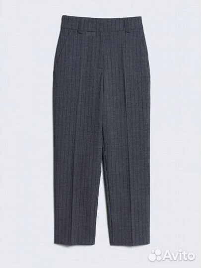 Брюки Lime серые в полоску