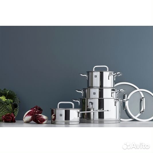 Красивый набор из 4 кастрюль Zwilling, Германия