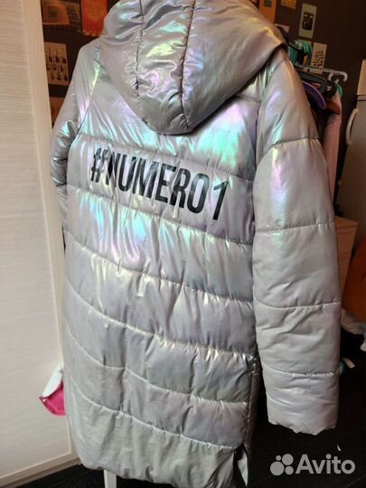 Пуховик для девочки 152 borelli