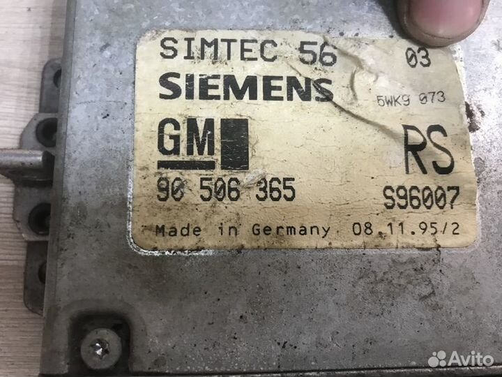 Блок управления двигателем Opel Vectra B с1995-200