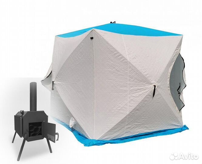 Мобильная баня с печью (комплект)