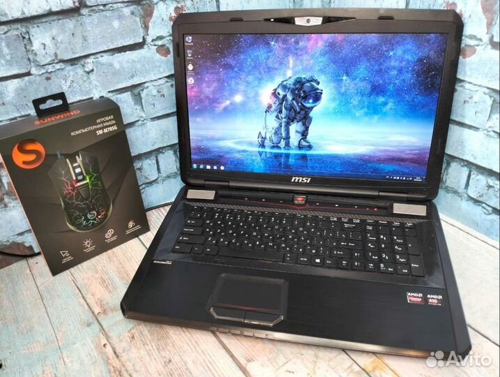 Игровой MSI 17 на RAM 16/ SSD+HDD