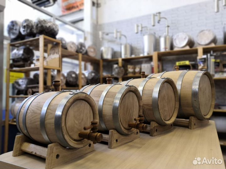 Бочка Кавказский дуб 3 литра (средний обжиг)