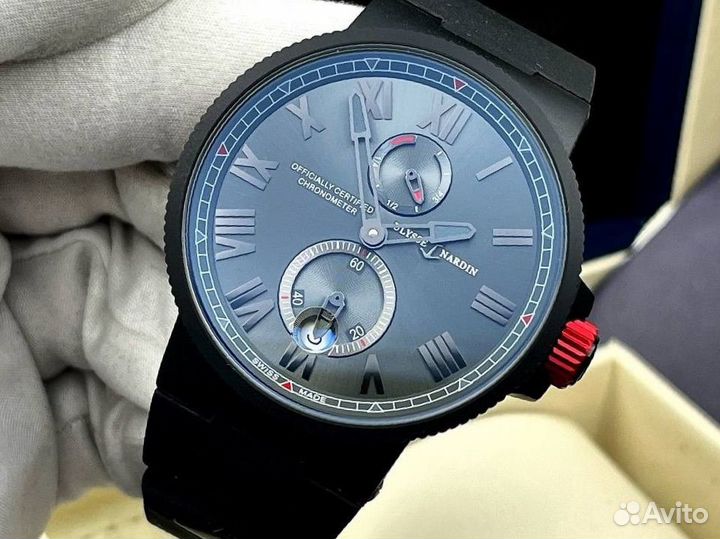 Эффектные мужские часы Ulysse Nardin механика