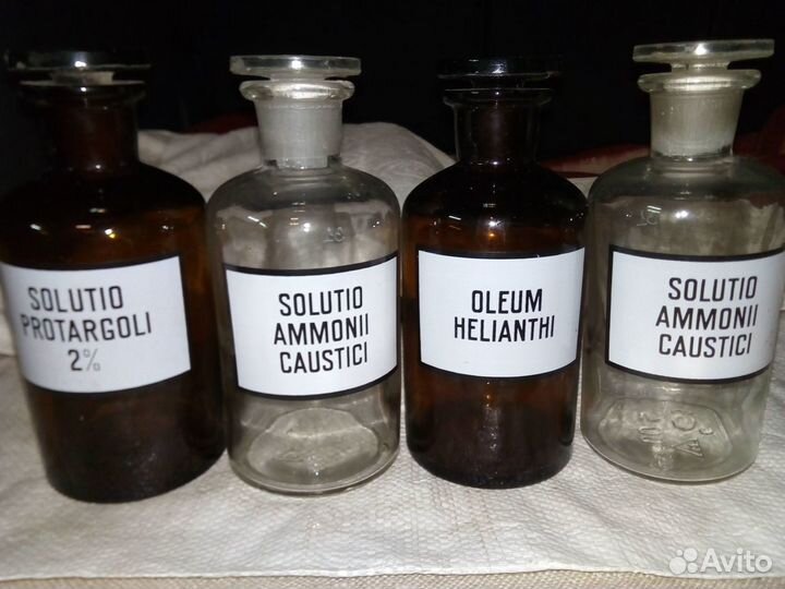 Раритетная аптечная посуда