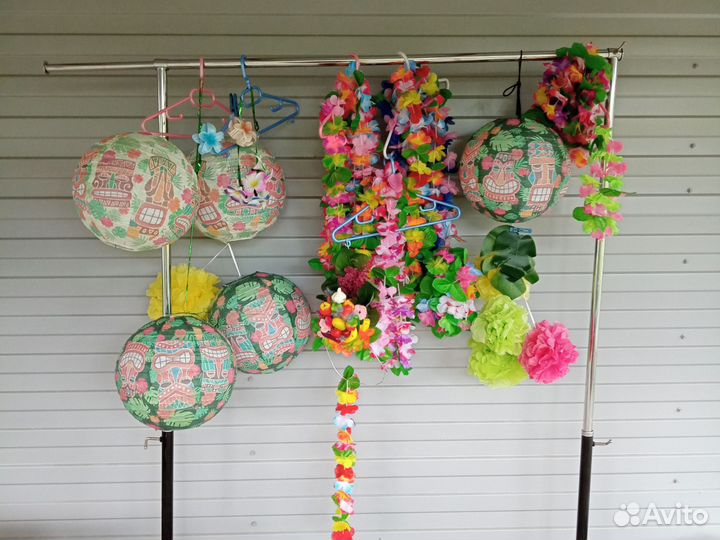 Гавайская вечеринка декор фотосессии праздник