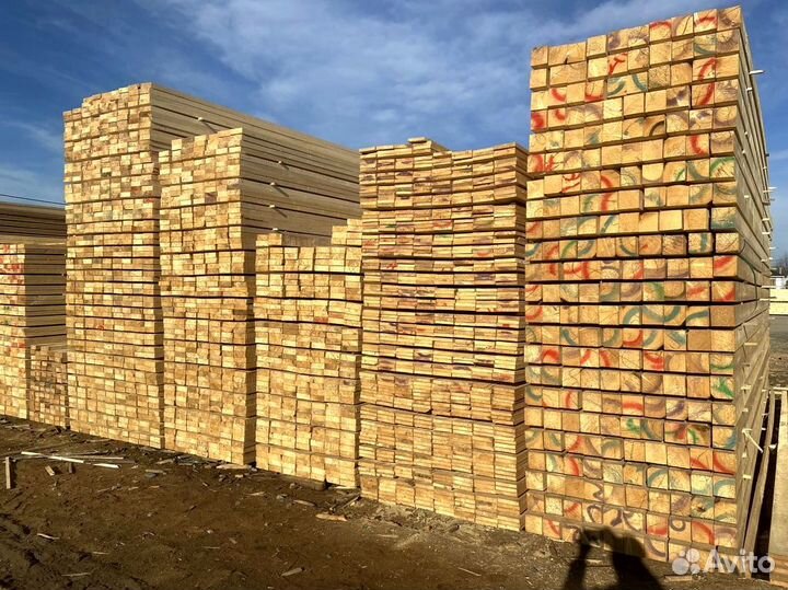 Доска обрезная 50x150x3м