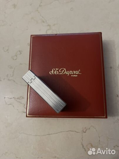 Зажигалка газовая Dupont серебро