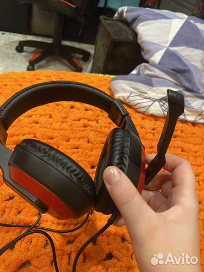 Наушники игровые проводные