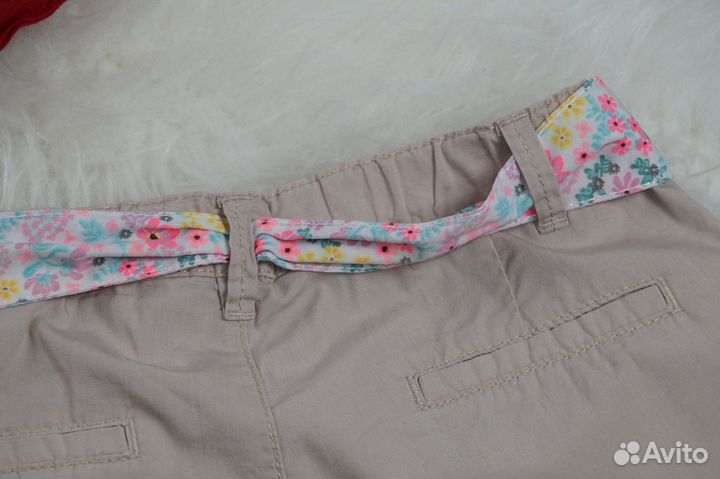 Шорты H&M 122 с пояском
