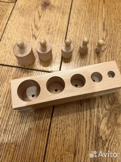 Сортер цилиндры Монтессори