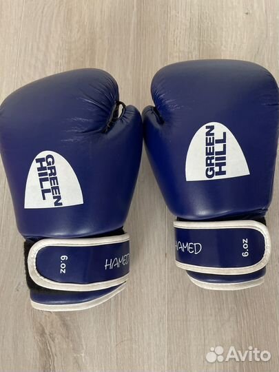 Боксерские перчатки green hill