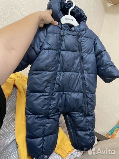 Комбинезон демисезонный зимний трансформер 74-80