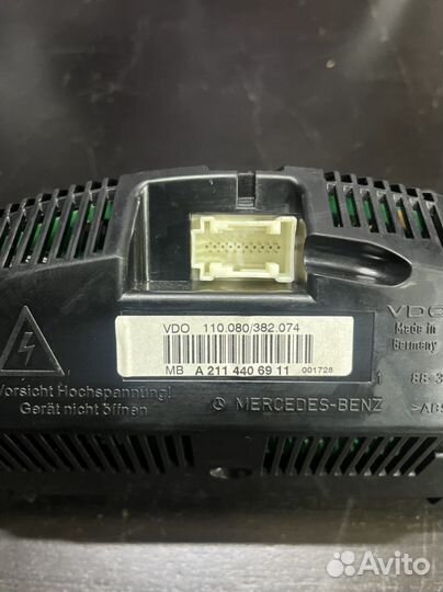 Шиток приборов мерселес w211 рестайлинг США