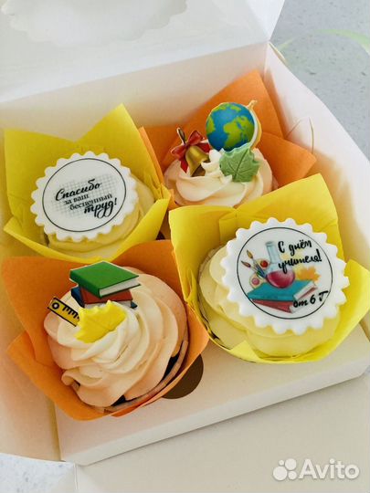 Бенто торты, торт в стаканчике на день учителя