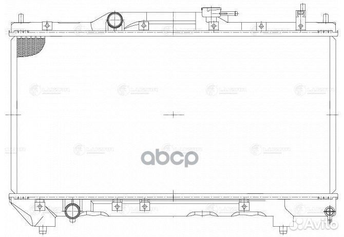 LRC 1904 радиатор системы охлаждения Toyota Av