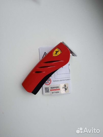 Ferrari Marlboro турбо зажигалка красная