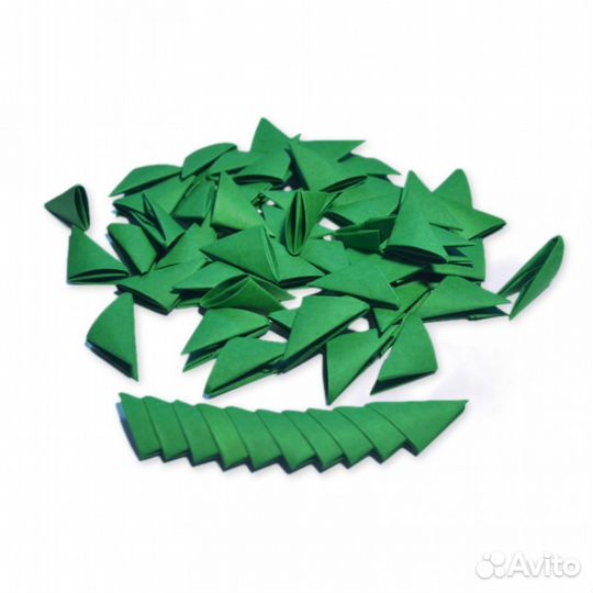 Набор готовых треугольных модулей для оригами