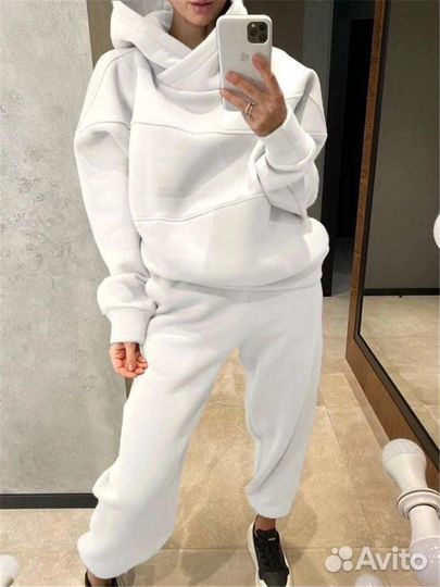 Спортивный костюм женский на флисе новый 46 48 50