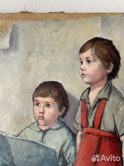 Картина Беляковой Е.М., 1949 год, соцреализм