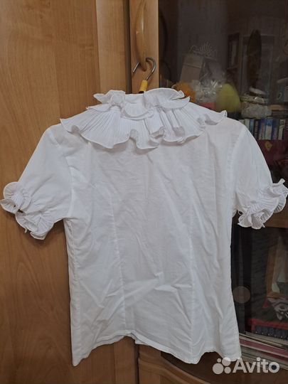 Рубашка белая 128