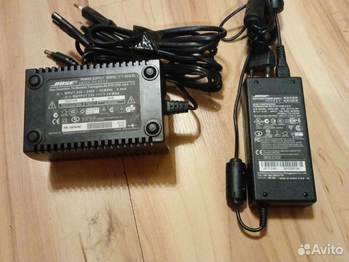 Bose кабели,пульт, блоки питания