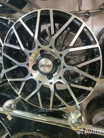 Диски R15 4x100 et37 d60,1 X'trike X-132 BKF