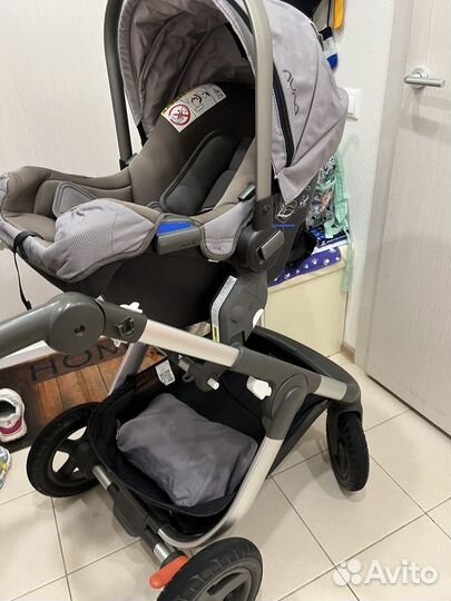 Коляска stokke trailz terrain RED, торг уместен