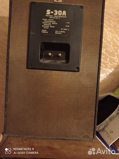 Акустические колонки Радиотехника S 30 A