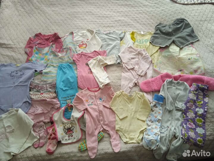 Вещи пакетом 0 -24 мес