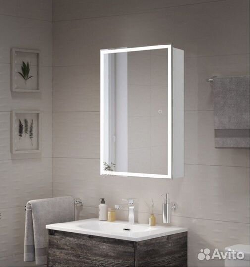 Зеркало-шкаф BelBagno SPC-GRT-500/800-1A-LED-TCH