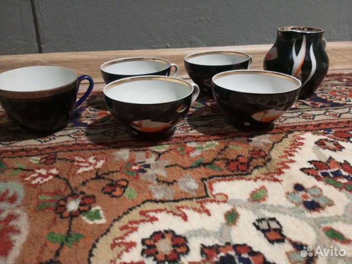 Фарфоровый чашку Рыбки Дулево СССР