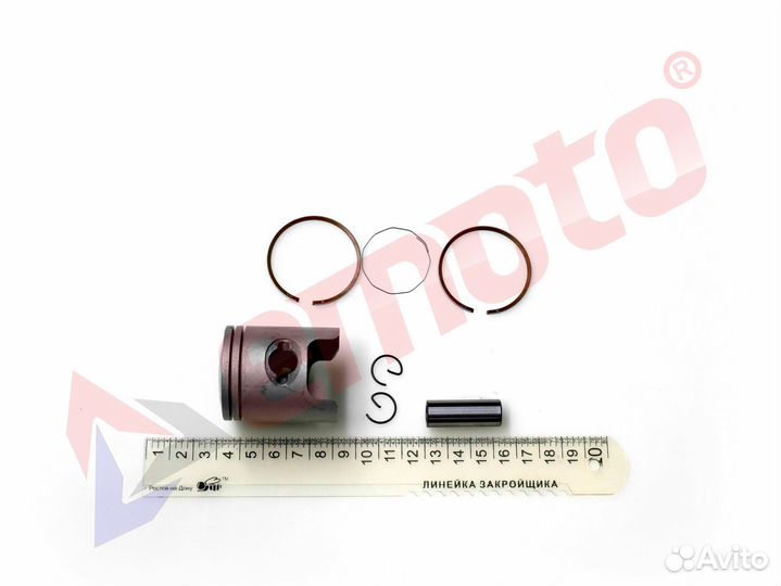 Поршневой комплект 2Т AF34/35 Dio 50см3 D40 +0.75