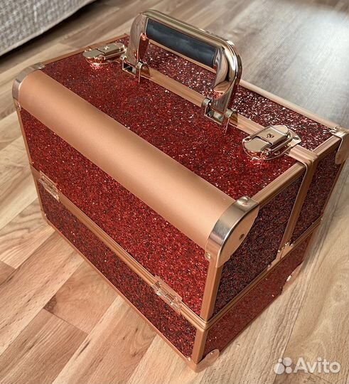 Чемодан для маникюра визажиста кейс для косметики