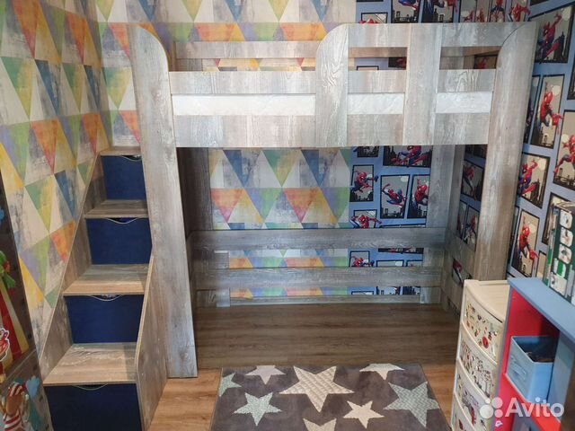 Детская кровать от 3 лет с матрасом бу