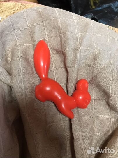 Игрушка пластмассовая белка СССР дутыш