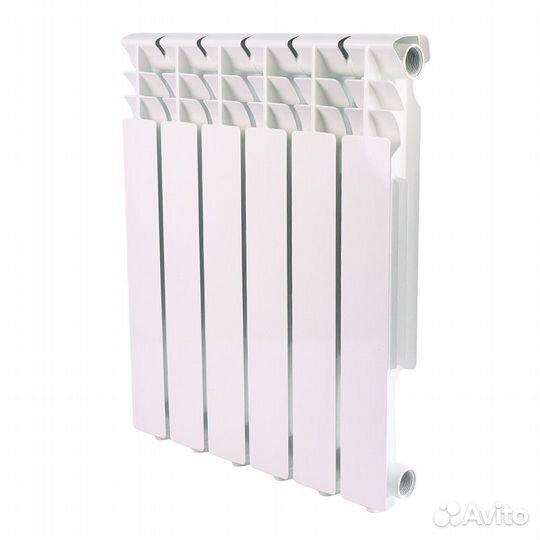 Алюминиевый радиатор Rommer Optima 500, 6 секций